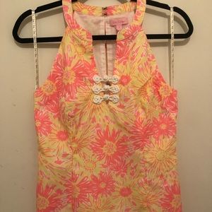 Lilly Pulitzer Women's Floral Top (Size 4)